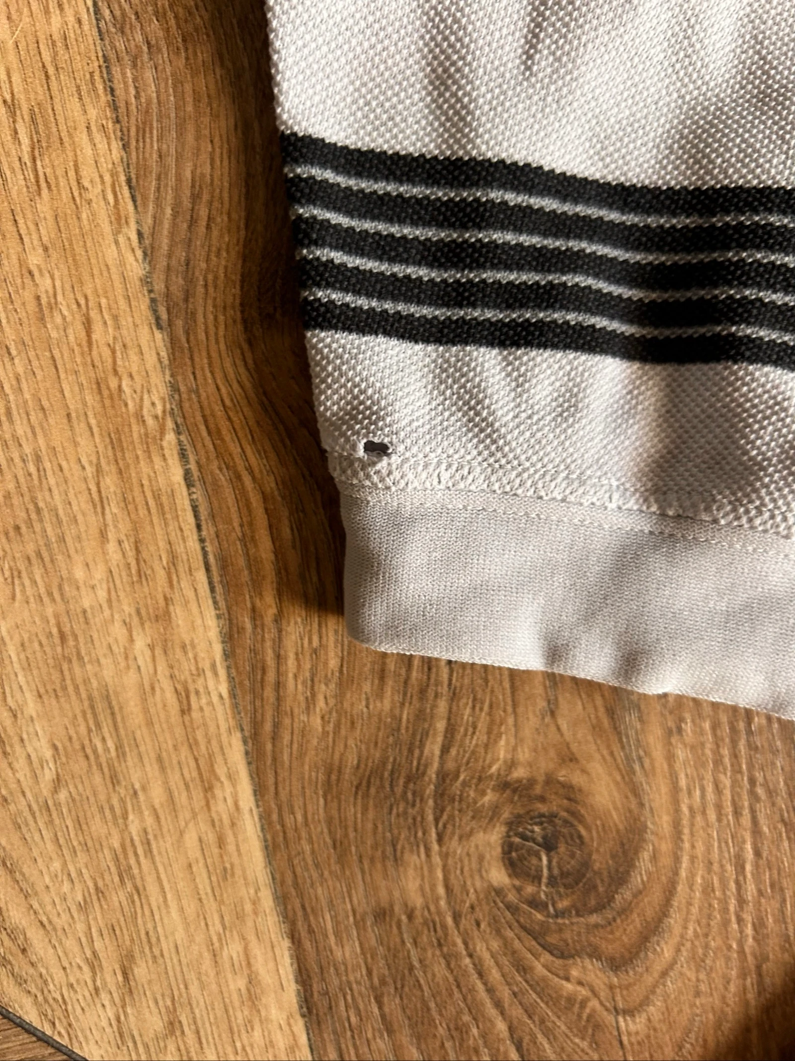 Lacoste long-sleeved striped polo – Size 6 (XL) - Vintage – photo 8